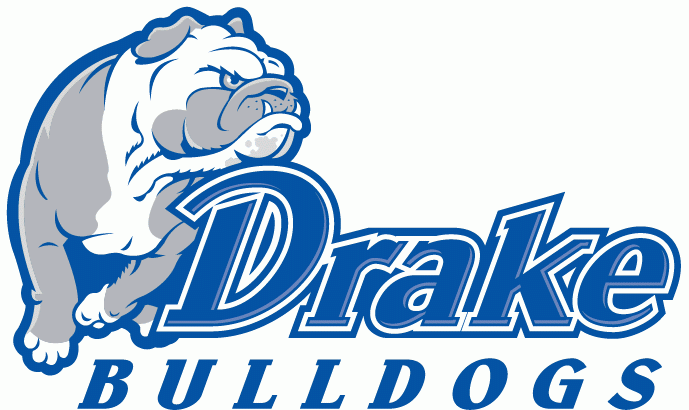 Drake Bulldogs 2005-2014 Primary Logo vinyl decal